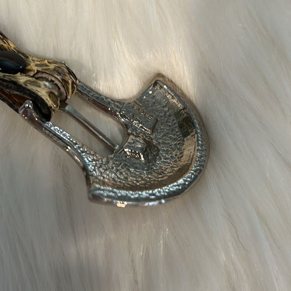 Genuine Vintage Snakeskin Belt by Apple Acc New York - Picture 8 of 12